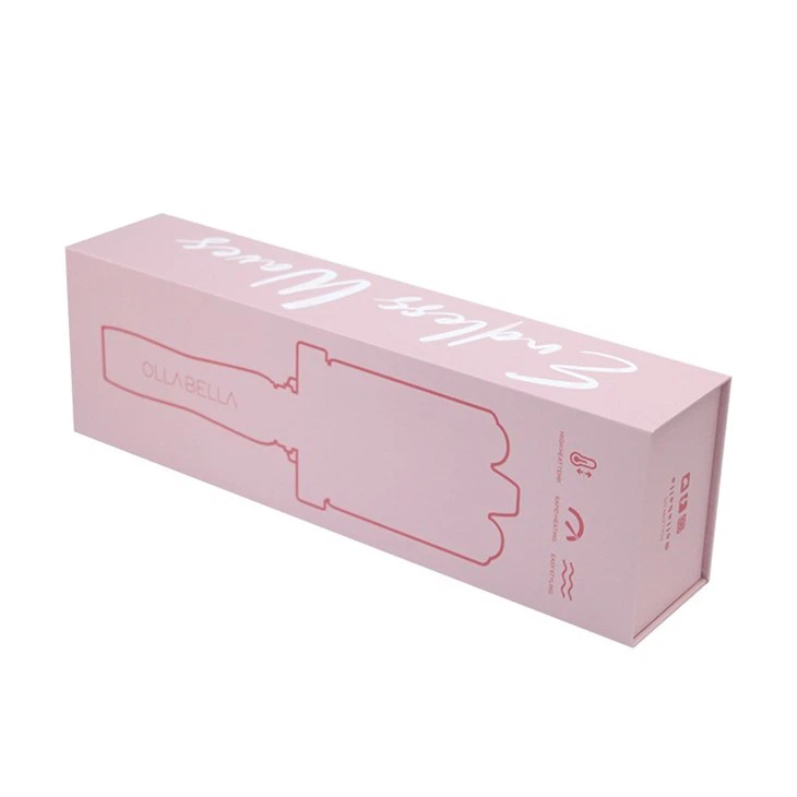 pink magnetic gift box with ribbon (4)